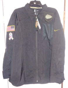 Nike On Field Apparel Salute To Service KC Chiefs jacket LARGE NWT black