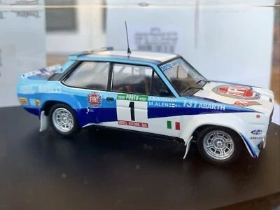 FIAT 131 ABARTH “WORKS TEAM” 1st PORTUGAL 1981 #1 1/43 CAR MODEL: TROFEU - Image 1 of 4