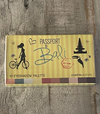 Coastal Scents Eyeshadow Palette (PL-060) Passport to Bali 10 Shades & Sealed - Image 1 of 3