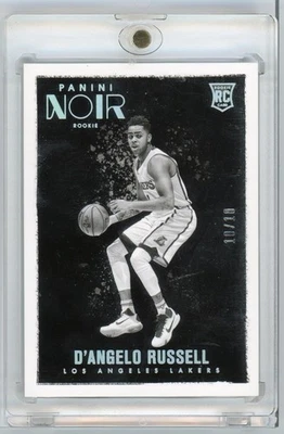 D’ANGELO RUSSELL 2015 PANINI NOIR GOLD VARIATION ROOKIE /10 - Image 1 of 2
