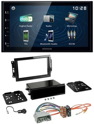 Kenwood 2DIN Bluetooth MP3 USB DAB Autoradio für Chrysler 300C Dodge Caliber Jee - Bild 1 von 4
