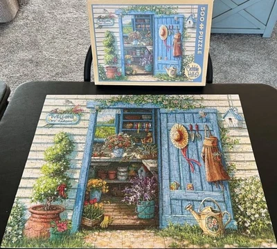 Cobble Hill Jigsaw Puzzle “Welcome To My Garden” 500pc * COMPLETE  - Image 1 of 4