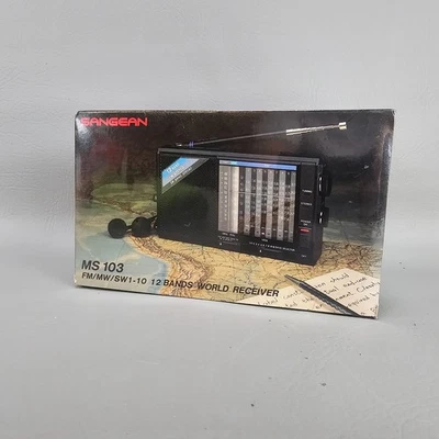 Sealed Sangean FM AM SW MS-103  12 Bands World Receiver  - Image 1 of 4