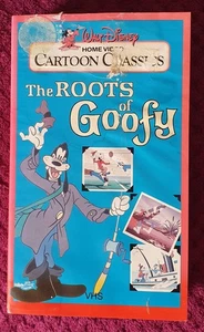 THE ROOTS OF GOOFY VHS Walt Disney Cartoon Classics pre cert rental - Picture 1 of 3