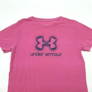 Girls UNDER ARMOUR Casual Active T- Shirt - YLg Pink - Picture 1 of 4