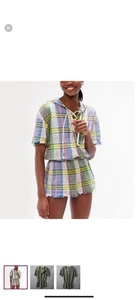 Urban Outfitters Romper Womens Size Small Multicolor Plaid - Picture 1 of 5