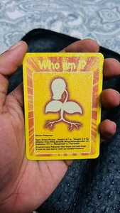 BELLSPROUT WHO AM I? WEEZING GLOOM POKÈMON VINTAGE FUNSKOOL HOLO RARE INDIA 2004 - Picture 1 of 6
