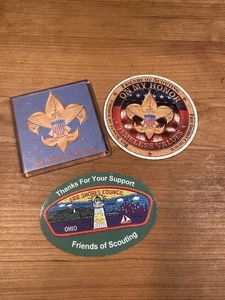 Boy Scouts Of America Magnet Lot Collectible Erie Shores Council Ohio - Picture 1 of 6
