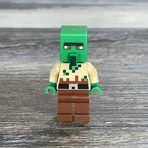 Lego Minecraft Zombie Villager Minifigura 21190 - Imagen 1 de 7