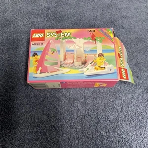 LEGO Town Paradisa 6401 Seaside Cabana 100% Complete W/Box & Instructions - Picture 1 of 17
