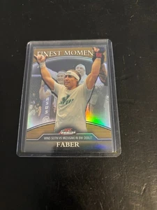 2011 Topps UFC Finest Moments Refractor Urijah Faber 85/88 - Picture 1 of 2