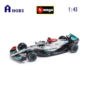 Bburago 1:43 Scale Mercedes AMG W13 Russell #63 F1 Diecast Model Toy Collectible - Picture 1 of 2