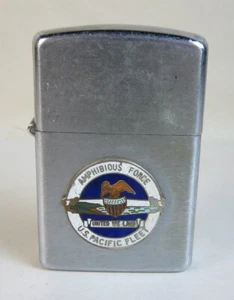 1960s Commercial Lighter Vice Admiral Amphibious Force US Pacific Fleet - Picture 1 of 7