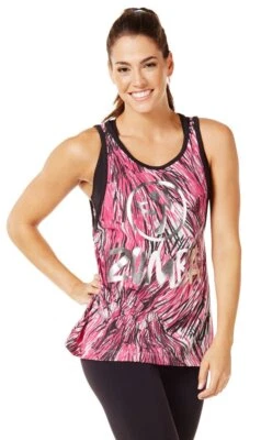 Camiseta sin mangas Zumba Love Me or Loose Me ~ Back to the Fuchsia ~ XS ~ ¡Nueva! Envío gratis Foto 1 de 2