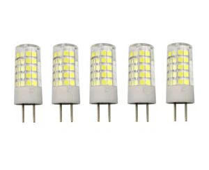 5pcs GY6.35 G6.35 Led Bulb 5W 64-2835 SMD Lamp 110V Ceramics Light Warm White H - Picture 1 of 6