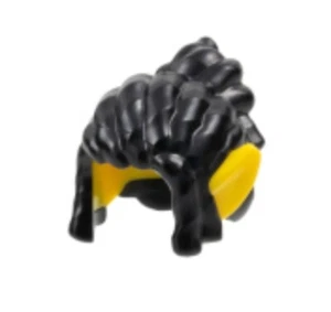 LEGO® Part 107096pb02 - Minifigure, Hair Long Side Bangs, Bun with Elf Ears - Bild 1 von 1