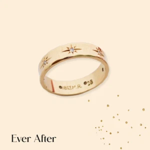 Final Clearance Sale! 18CT Yellow Gold Mens Ring Unisex Band 7 Lucky Stars - Picture 1 of 6