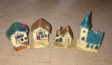 casas miniatura de carton