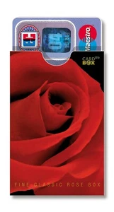 cardbox Rose Geschenkidee Geldgeschenk Verpackung Geschenkkartenhülle - Bild 1 von 1
