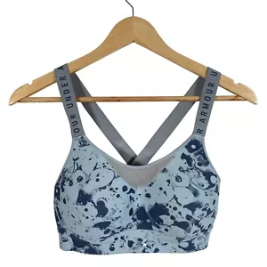 Under Armour Infinity Sports Bra Womens Size SM Fitted Gym Running Crossback - Picture 1 of 14