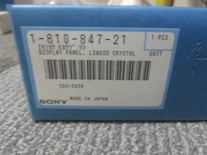 SONY 1-810-847-21 DISPLAY PANEL, LIQUID CRSTAL MODEL CDX 5090 - Bild 1 von 4