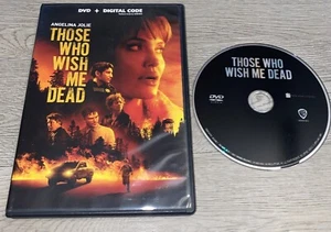 Those Who Wish Me Dead DVD 2021 Angelina Jolie Conspiracy Psychological Thriller - Picture 1 of 12