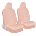 Faux Sheepskin Wool Fur Car Seat Covers for Front Seats Soft Pink For Women