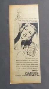 PUB PUBLICITE ANCIENNE ADVERT CLIPPING 200917 / SAVON CADUM TOUTES LES FEMMES - Picture 1 of 1