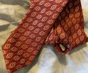  Cravatta uomo lusso CHARVET tessuto seta fatta a mano in FRANCIA - Foto 1 di 5