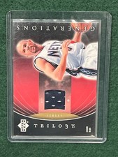 2006-07 UPPER DECK NBA TRILOGY JASON KIDD RELIC CARD #PRM-JK NEW JERSEY NETS