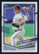 2023 Panini Donruss Baseball #154 Greg Maddux Career Stat Line #'d /316