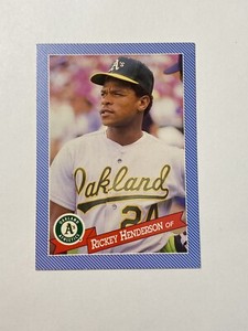1993 Hostess Rickey Henderson   Oakland Athletics #23