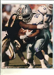 SHERMAN WILLIAMS DALLAS COWBOYS COWBOYBILIA 8X10 AUTO WITH CERTIFICATION - Picture 1 of 2
