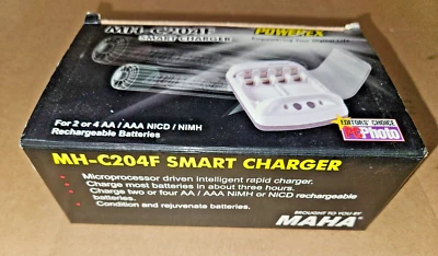 Powerex MH-C204F Smart Charger AA/AAA Nicad - PRICE REDUCED - Image 1 of 4