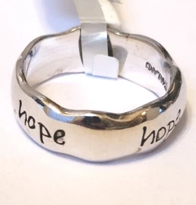 Sterling Silver CHAPAL ZENRAY Size 6.5 Ring hope band - Picture 1 of 3