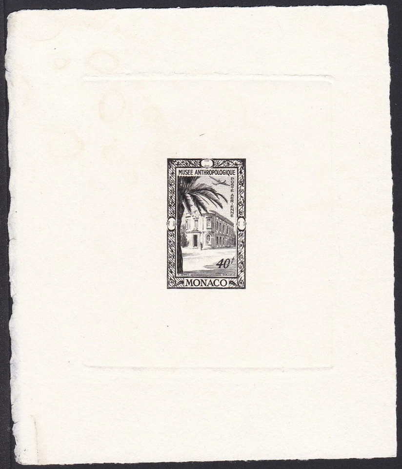 Monaco ScC23 Plane, Anthropological Museum, Die Proof 3 - Image 1 of 1