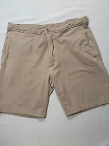 Good Man Brand Shorts Men’s Size M Flex Jersey Short $98 Golf Khaki FLAW* - Picture 1 of 12