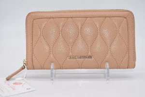 Vera Bradley Quilted Leather Georgia Wallet in Nude - Picture 1 of 12