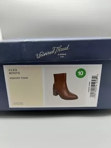 Universal Thread Women's Cleo Heeled Ankle Bootie Activewear Ankle Boot Size-10 - Picture 1 of 9