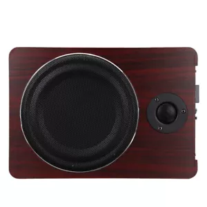 600W 8" Car Subwoofer Under-Seat Sub Woofer Speaker Stereo Slim Amplifier 4Ω UK - Picture 1 of 11