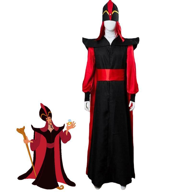 Genio Vestito Carnevale Aladdin Costume Genio Lampada Costume