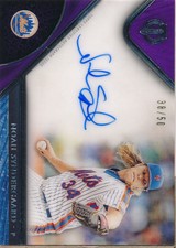 2017 Topps Tribute Autographs Purple #TANS Noah Syndergaard