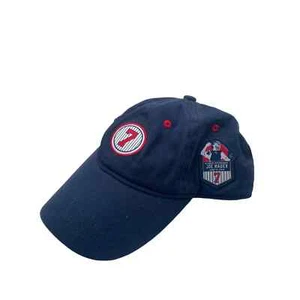 Minnesota Twins Baseball Hat Joe Mauer Retirement Blue Red Strapback MLB Cap - Picture 1 of 7