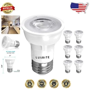 Dimmable 5.5W LED Bulbs 3000K Soft White Light, 6 Pack, Certified - Picture 1 of 7