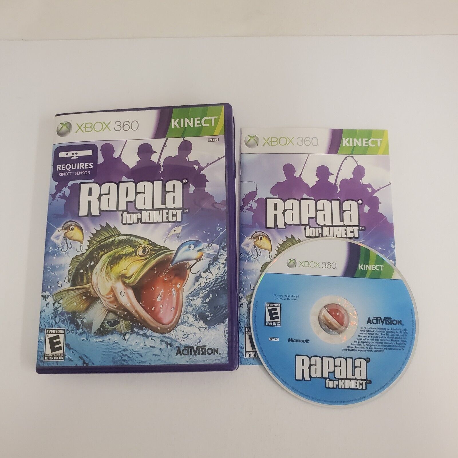 Rapala for Kinect Xbox 360 Complete Free Fast Shipping