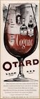 1952 Otard Cognac "To The Manor Born" Print Ad