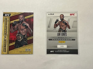JON JONES 2021 Panini Instant UFC History of Champions 1/325 RARE - Picture 1 of 5