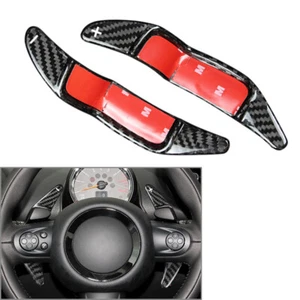 Steering Wheel Shift Paddle Carbon Fiber Black For Mini R55 R56 R57 R58 R59 R60 - Picture 1 of 9