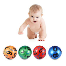  4PCS PVC Inflatable Ball Toy Creative Number Printing Toy for Kid Child Baby