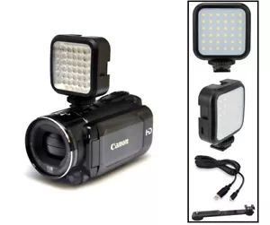 New LED Light Set With Power Kit For Sony HDR-CX560V HDR-XR155e HDR-CX155e - Picture 1 of 9